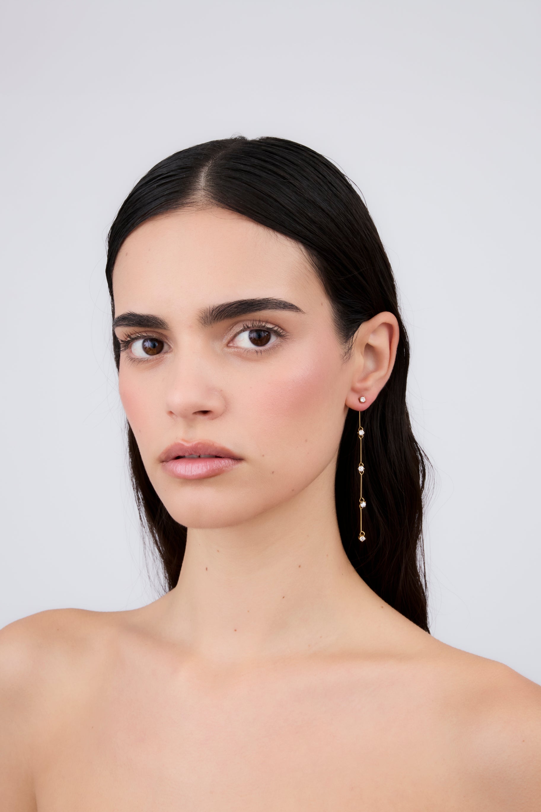 Detachable Zircons Earrings