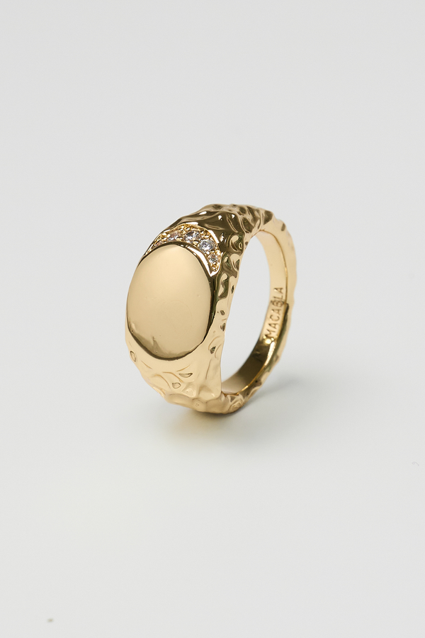 Irregular Oval Ring