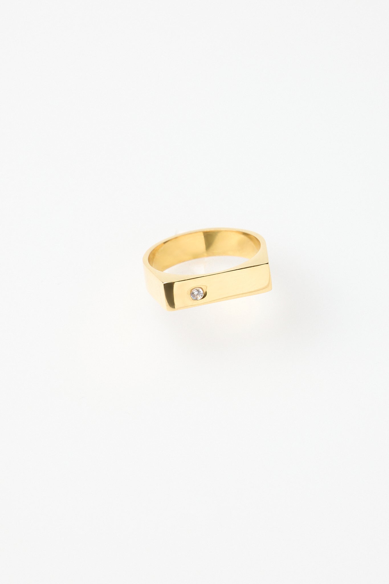 Anillo Recto Circon