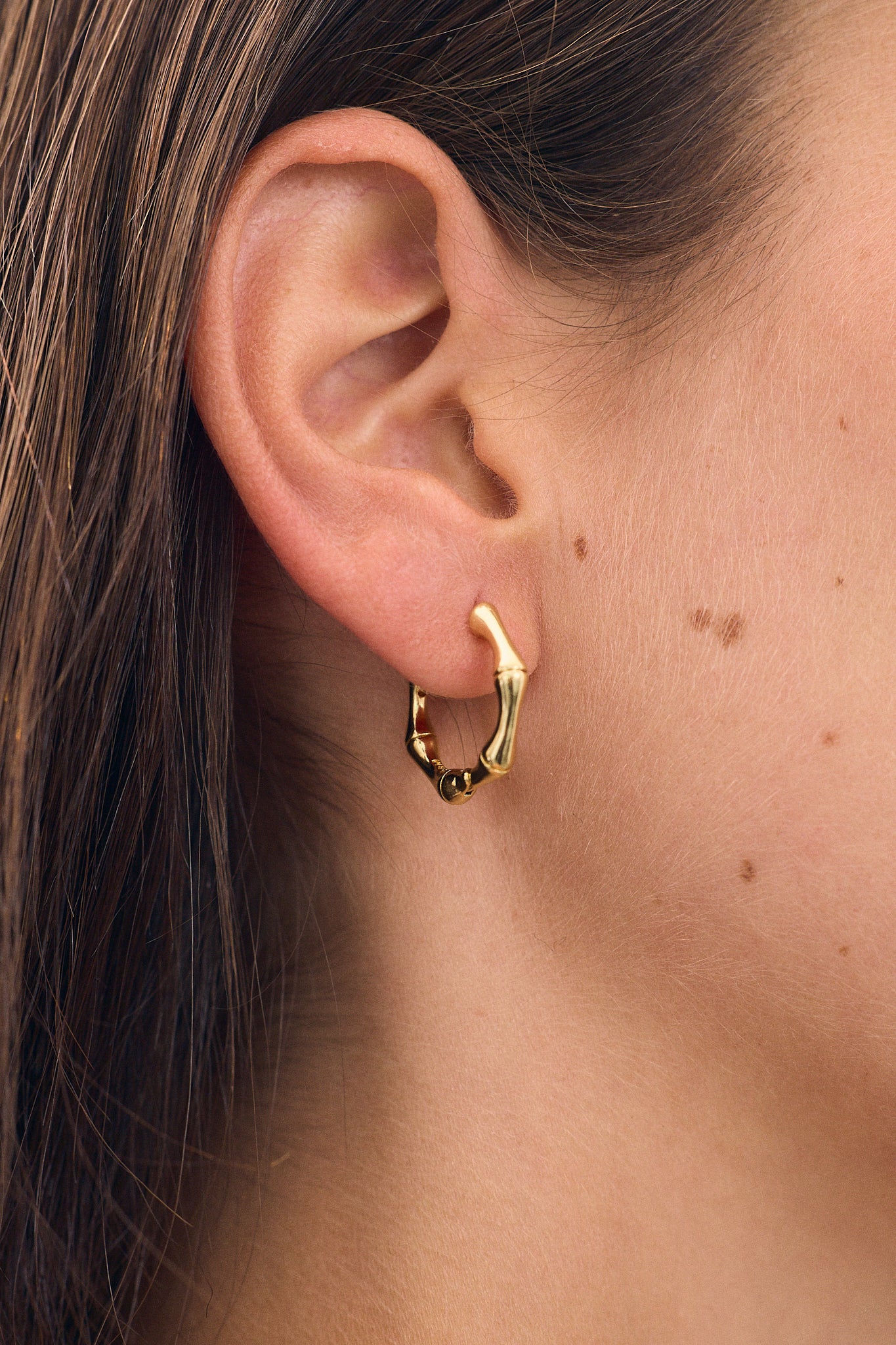 Mini créoles en bambou 12 mm