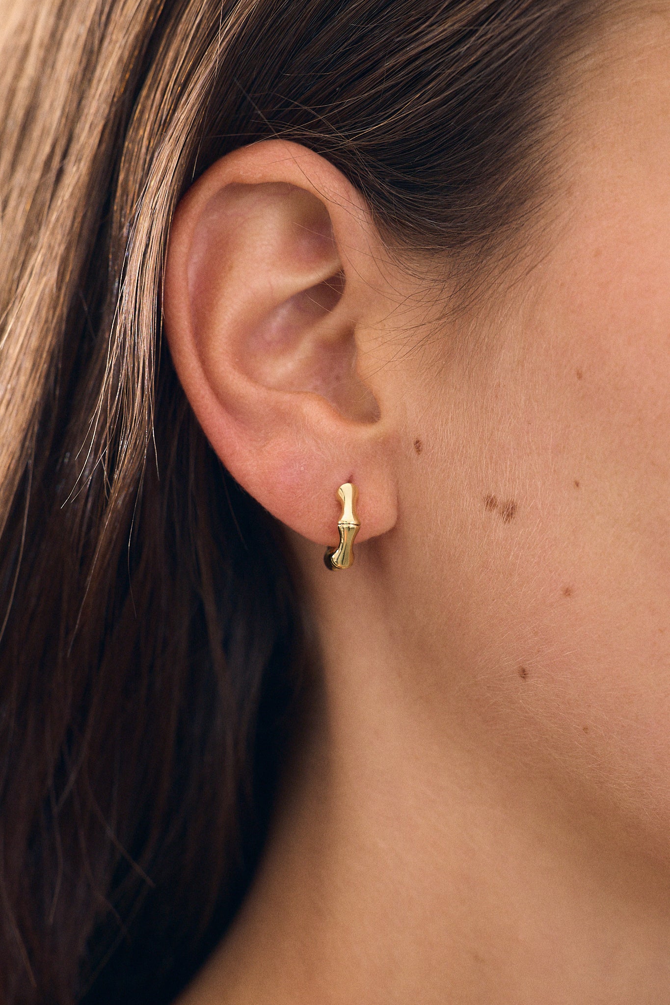 Mini créoles en bambou 7 mm