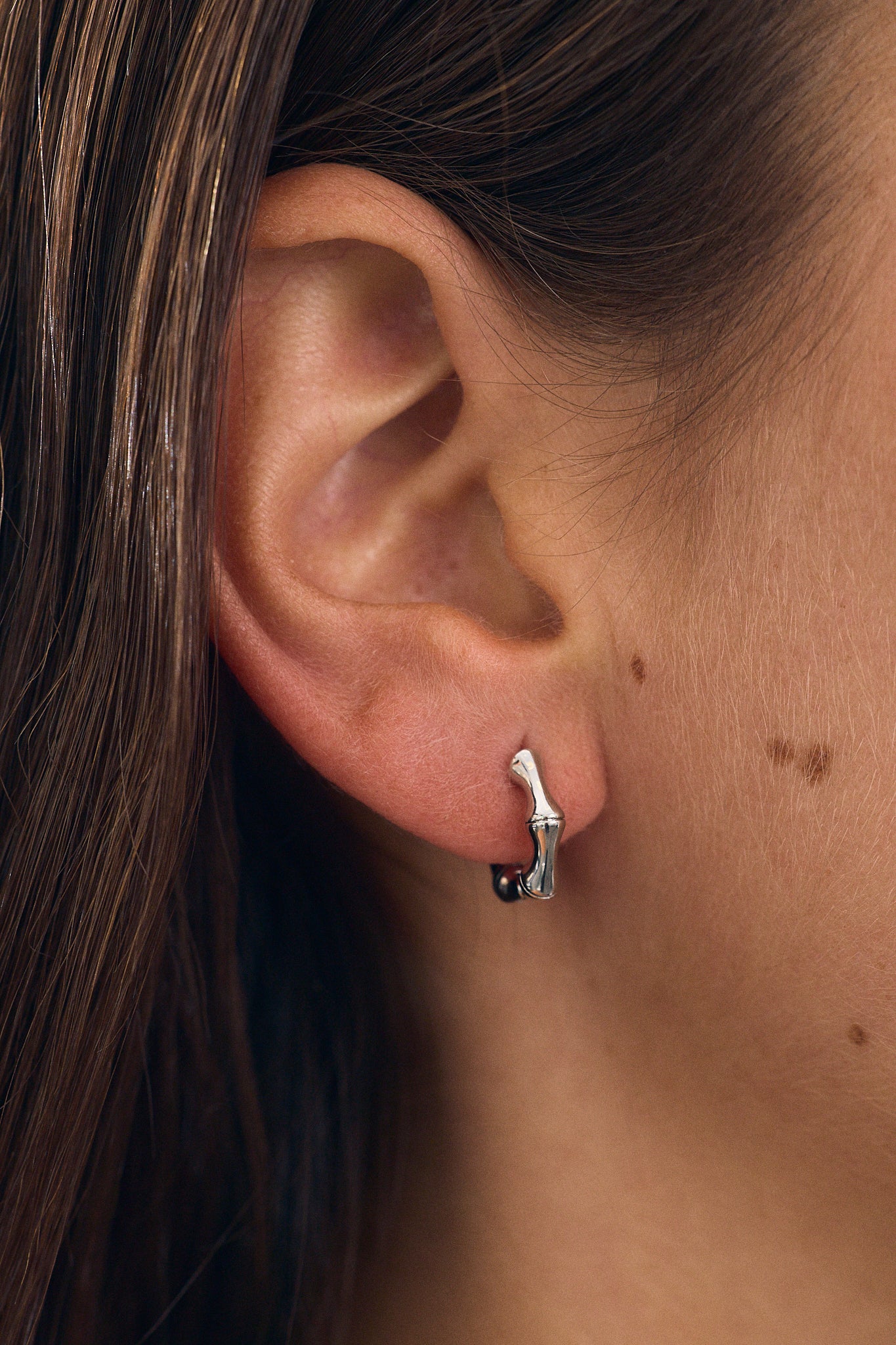 Mini créoles en bambou 7 mm