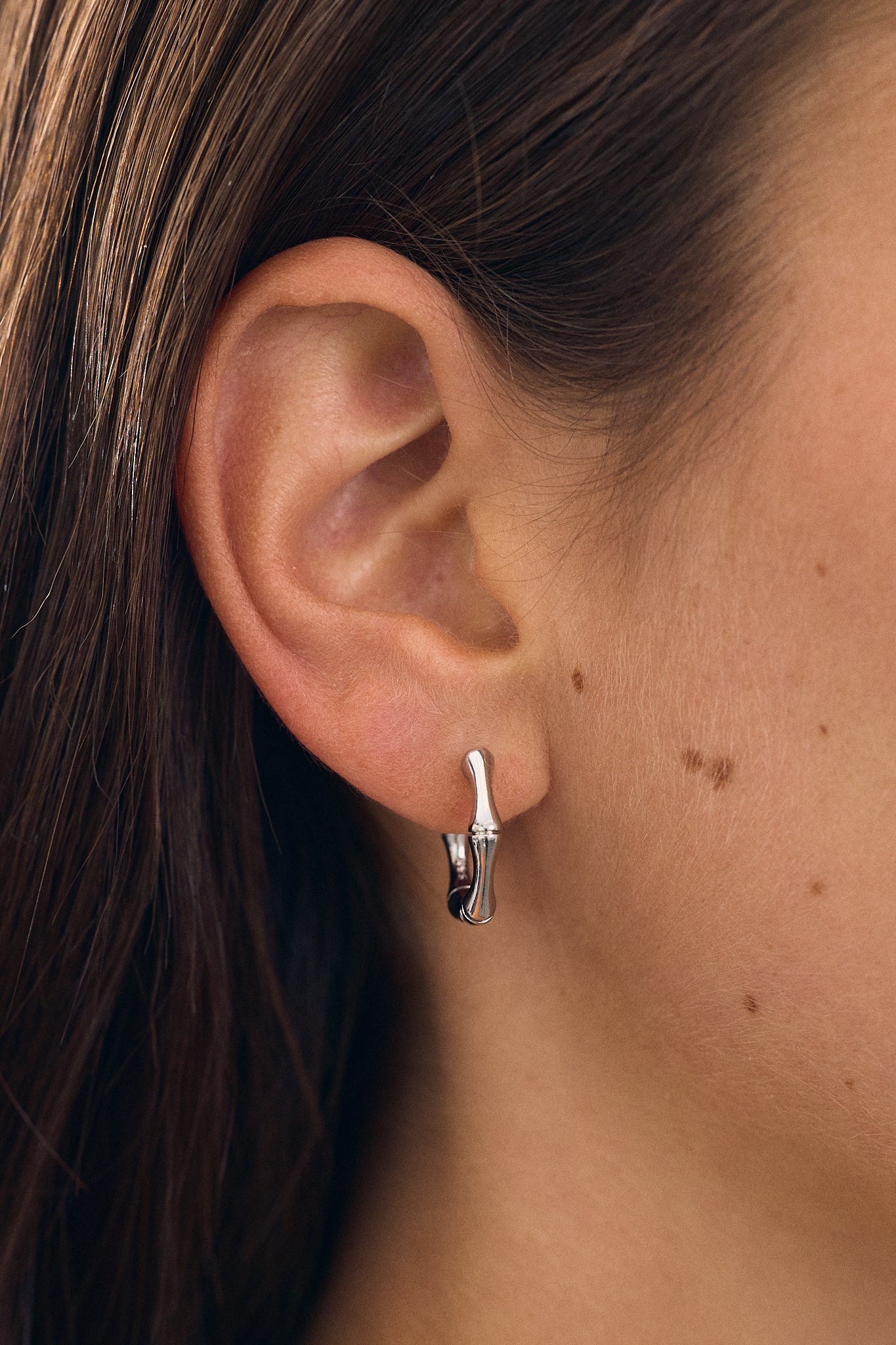 Mini créoles en bambou 12 mm
