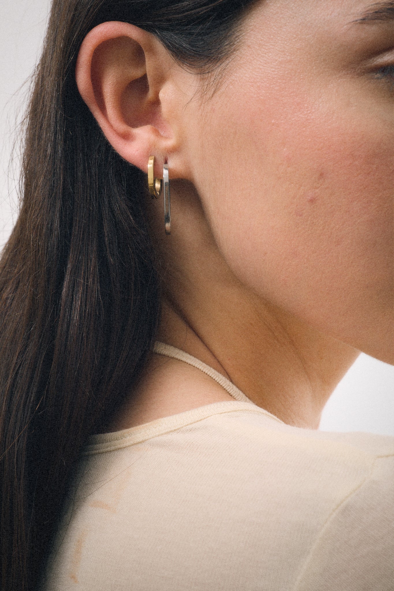 Oval Earring 43mm 