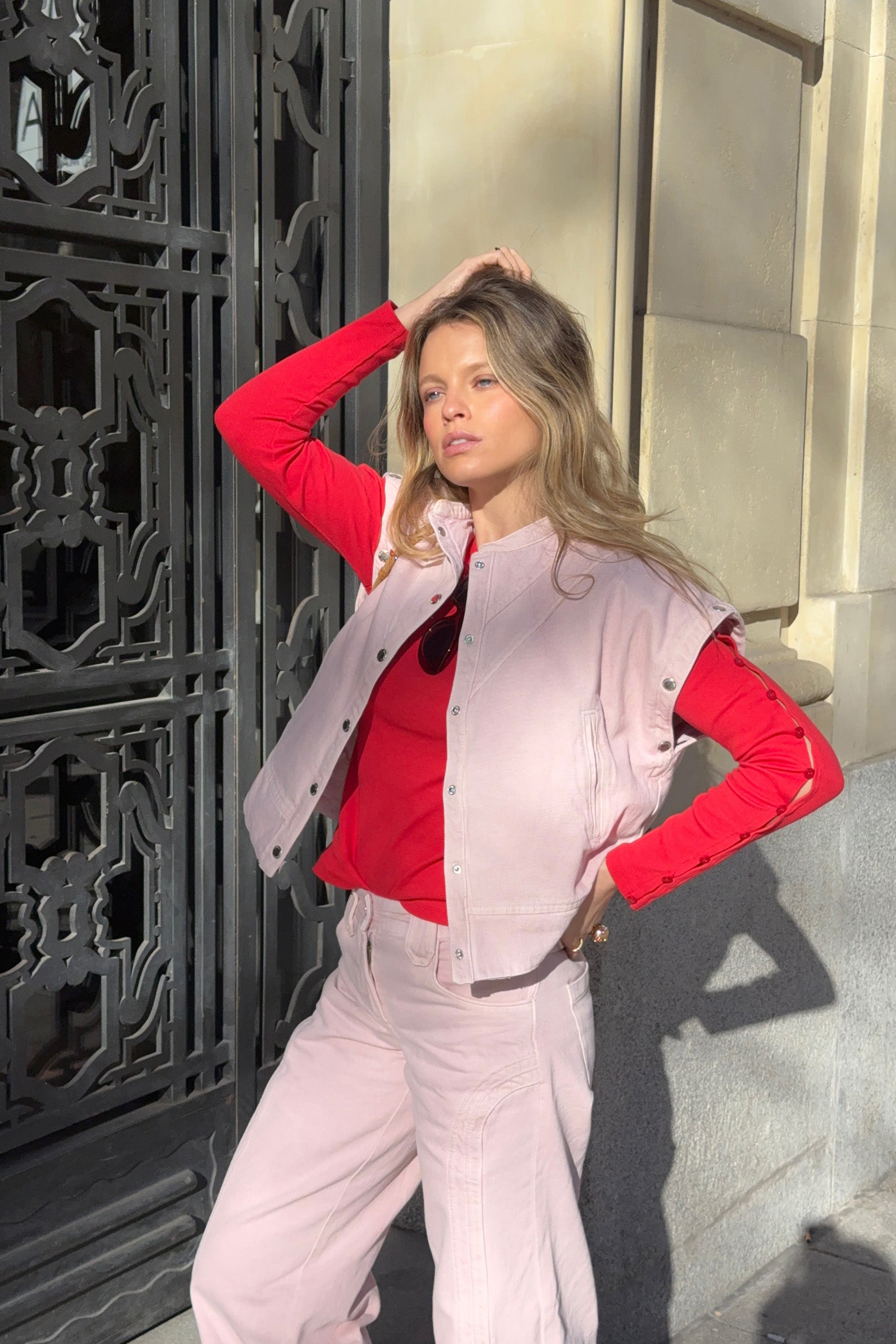 Bomber Desmontable Rosa