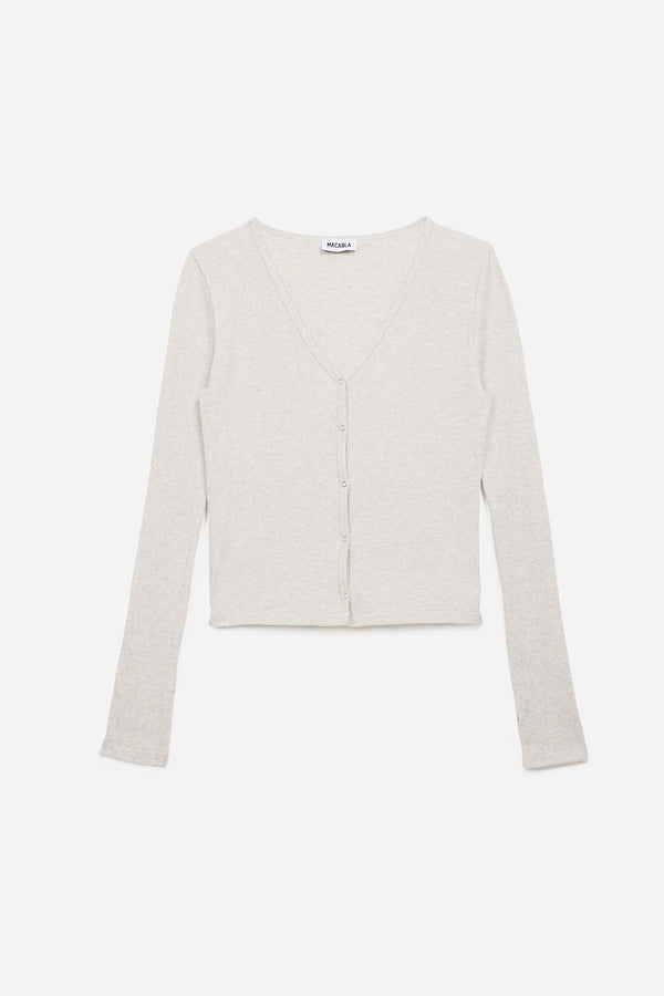 Cardigan Gris