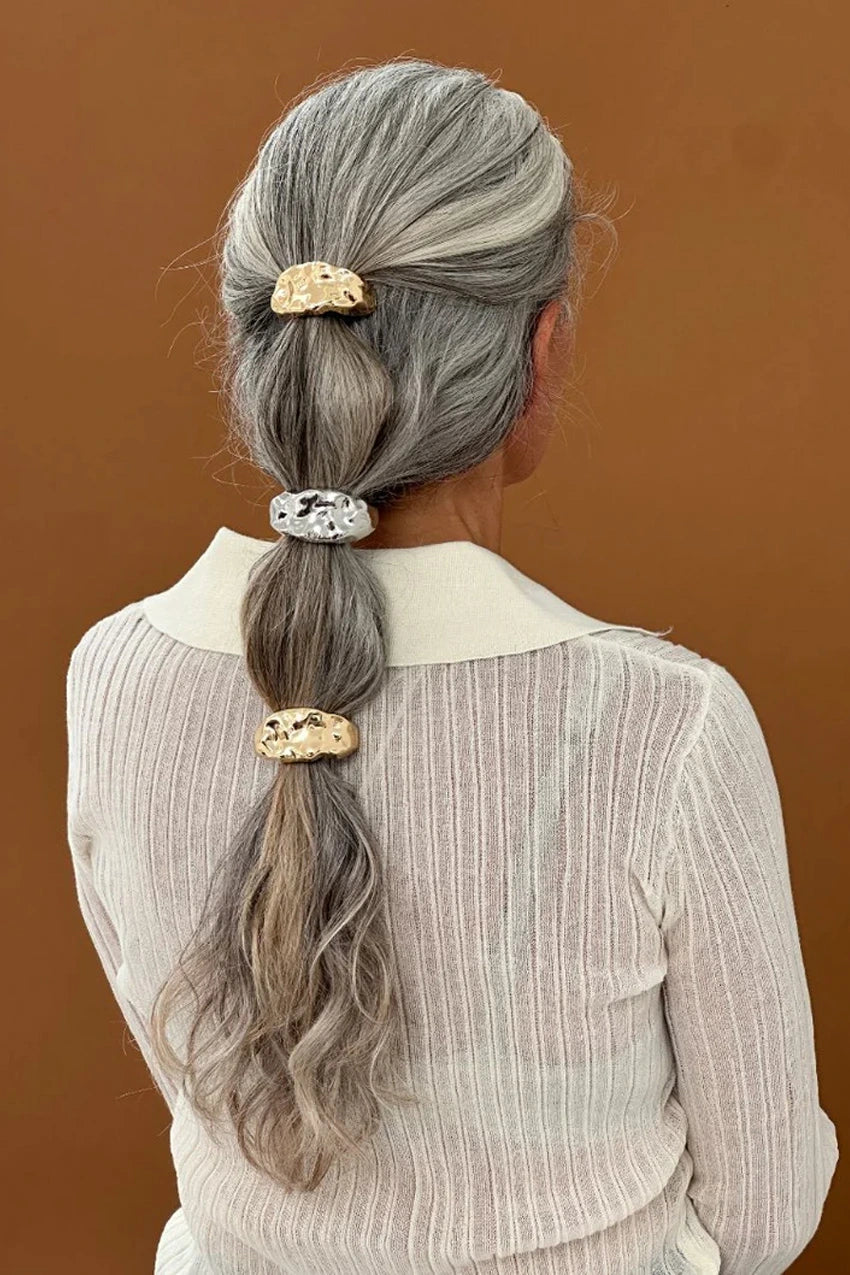 Irregular Texture Hair Tie