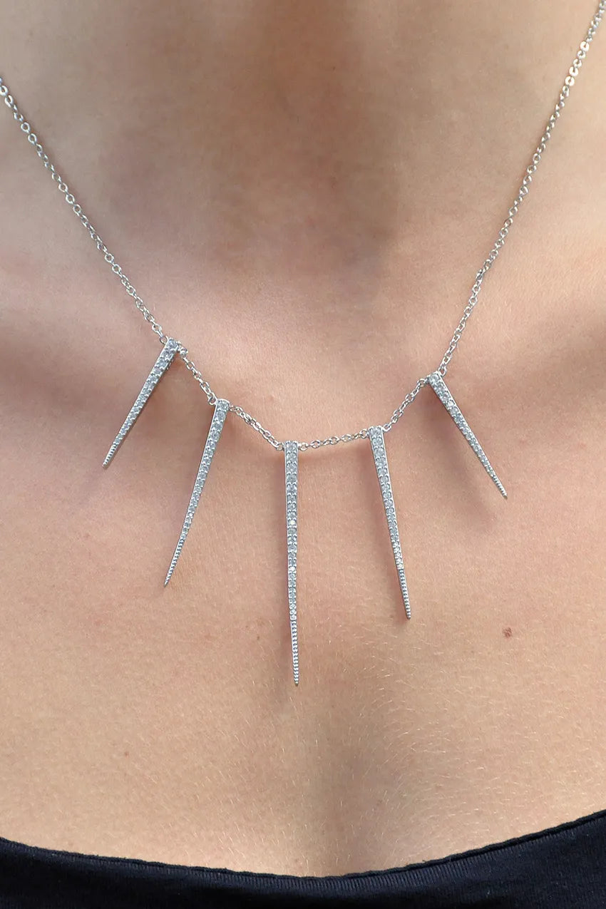 5 Spike Necklace