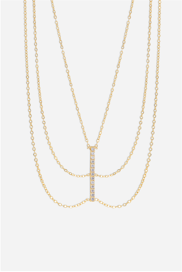 Triple Bar Necklace