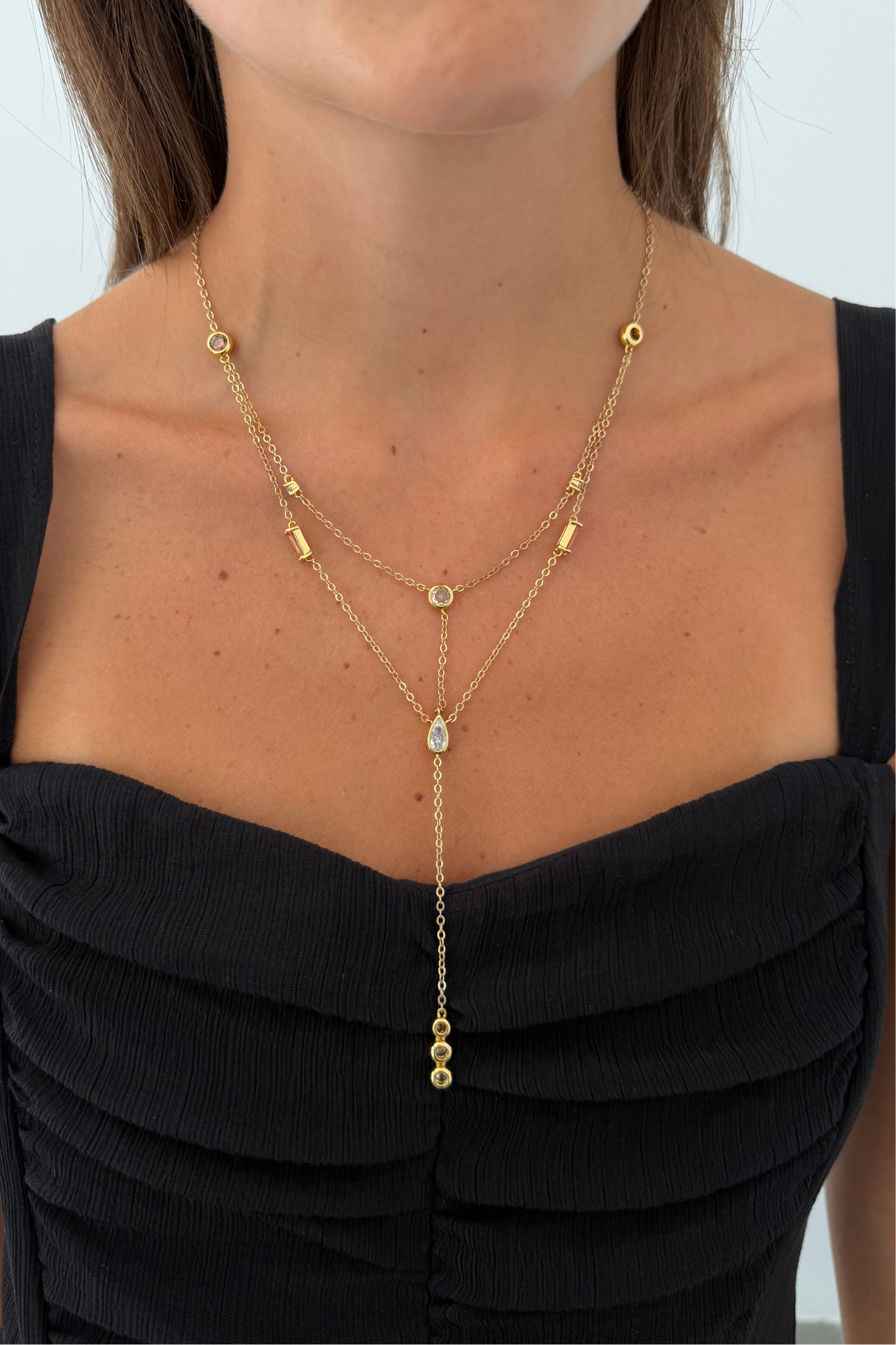 Collar Doble Circonitas