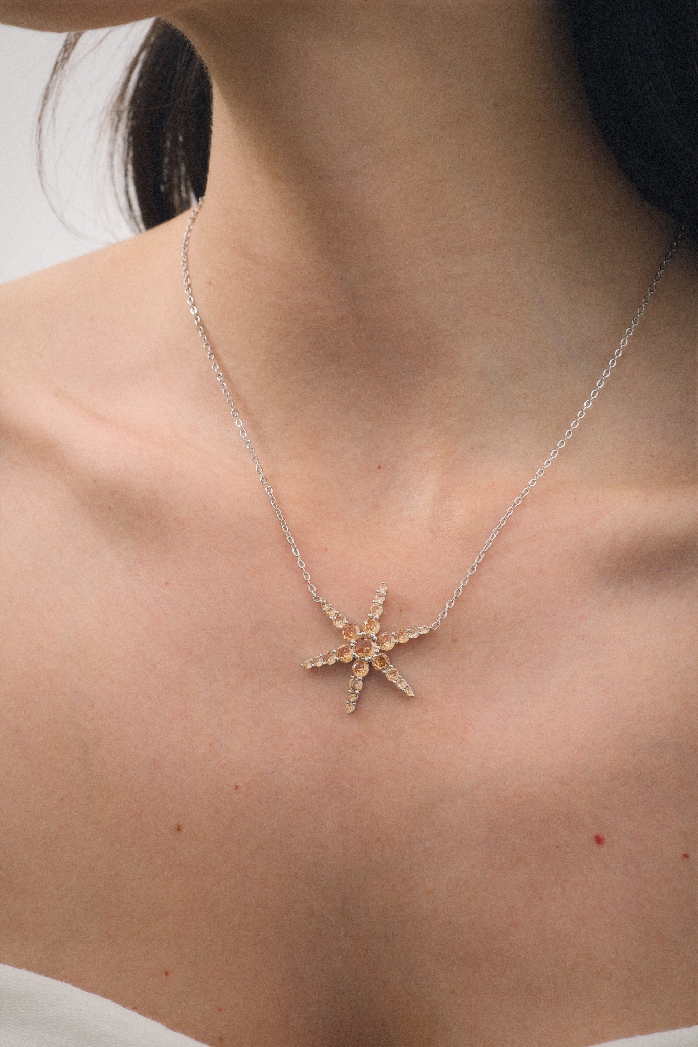 Brown Star Necklace