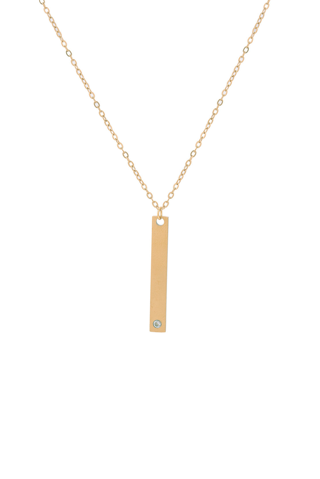 Collier Long Zircone