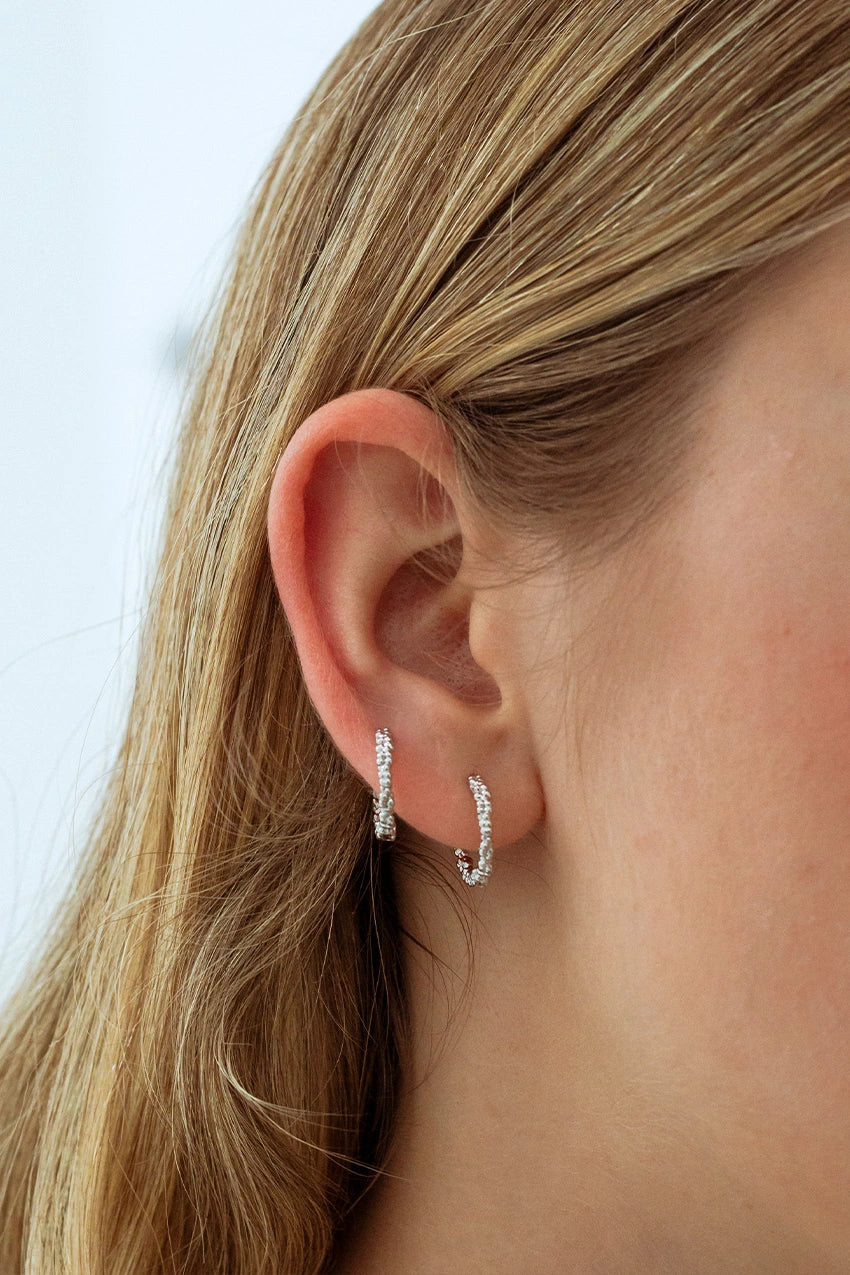 Big Bubbles Mini Hoop Earring