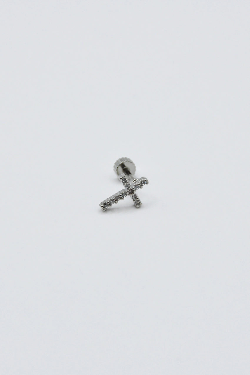 Mini Cross Earring