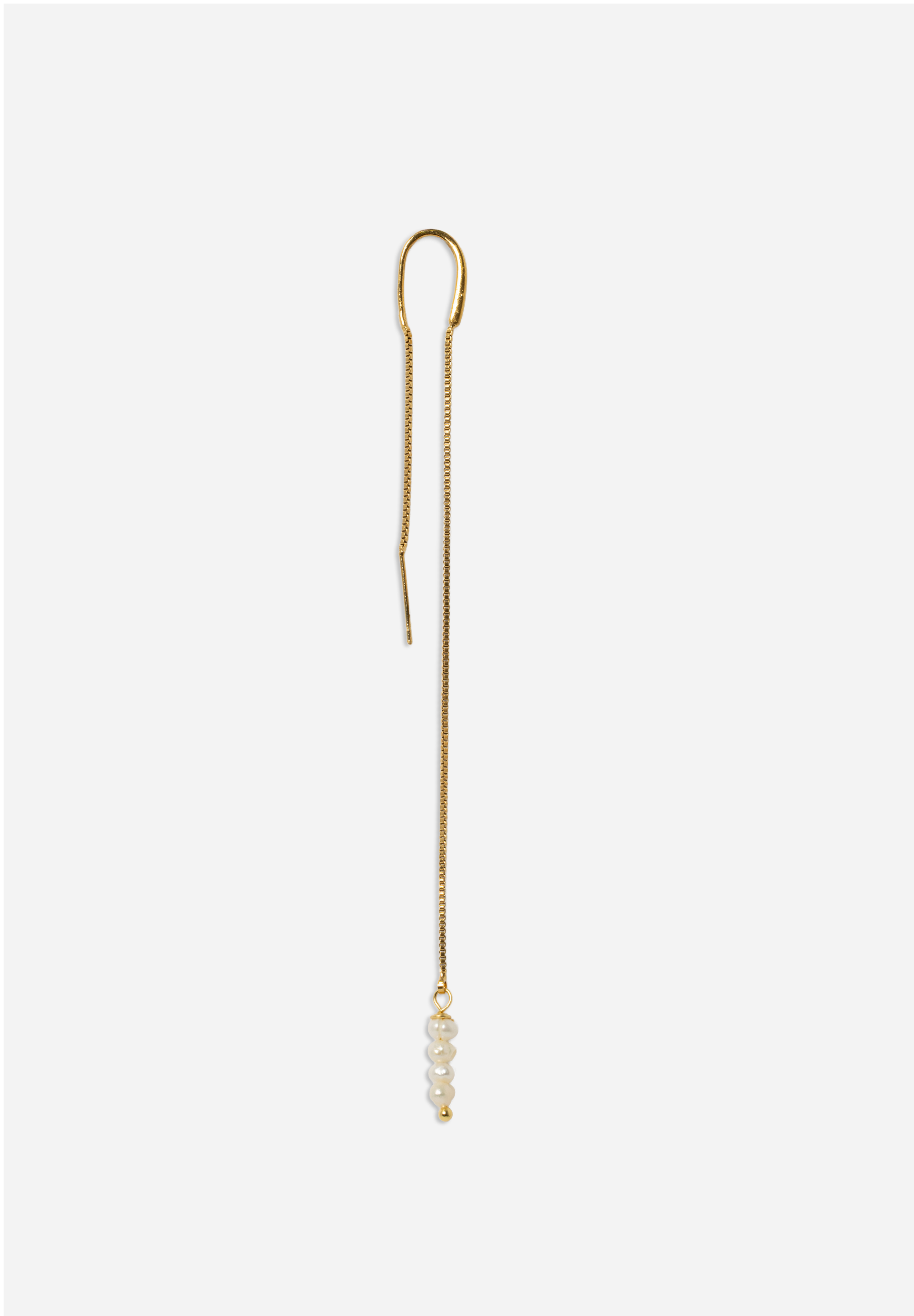 Double Pearl Chain Earring (Unit)