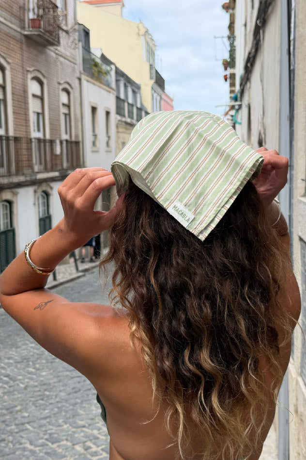 Bandana Rayures Vertes