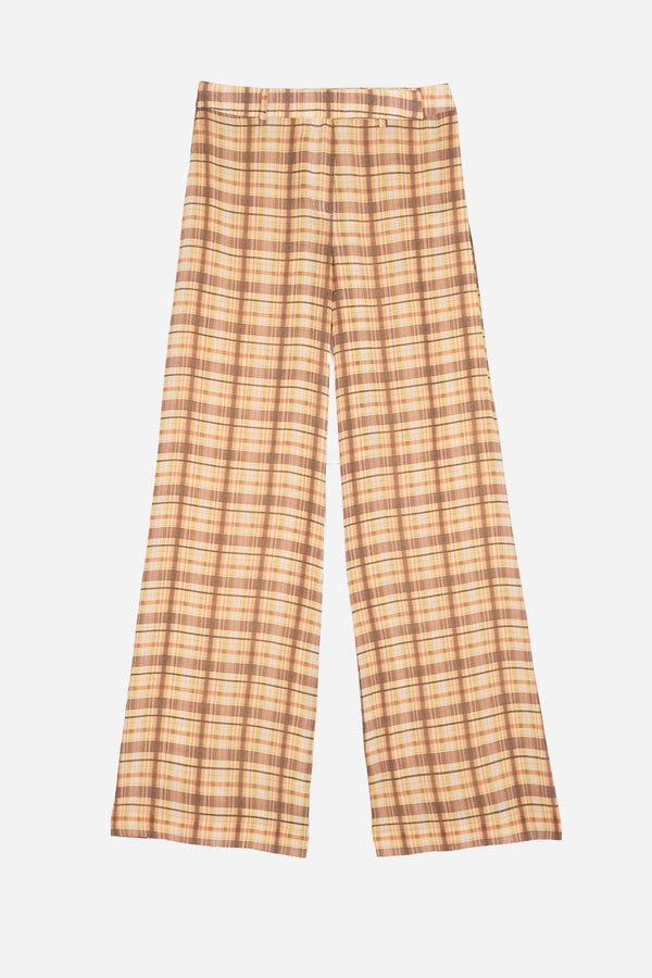Yellow Plaid Trousers