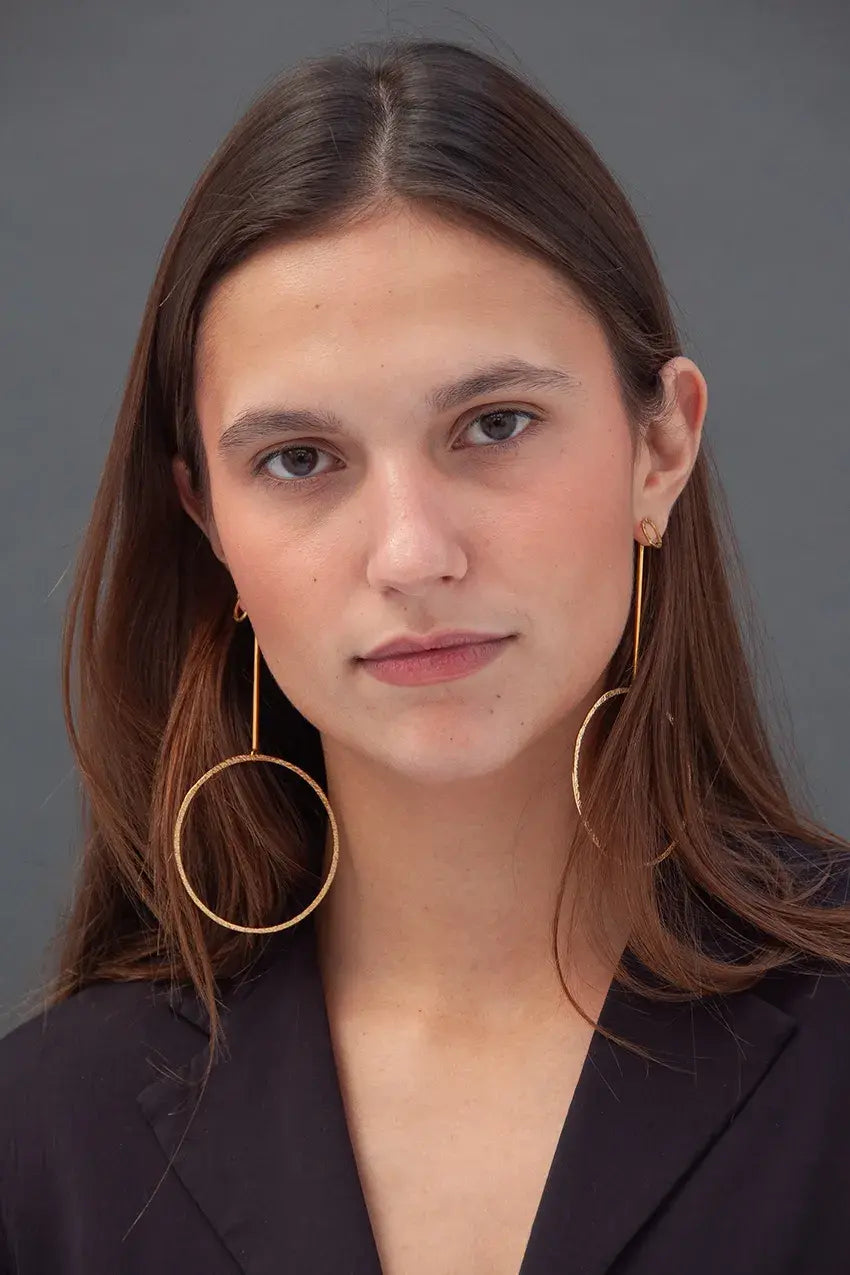 Detachable Circle Earrings