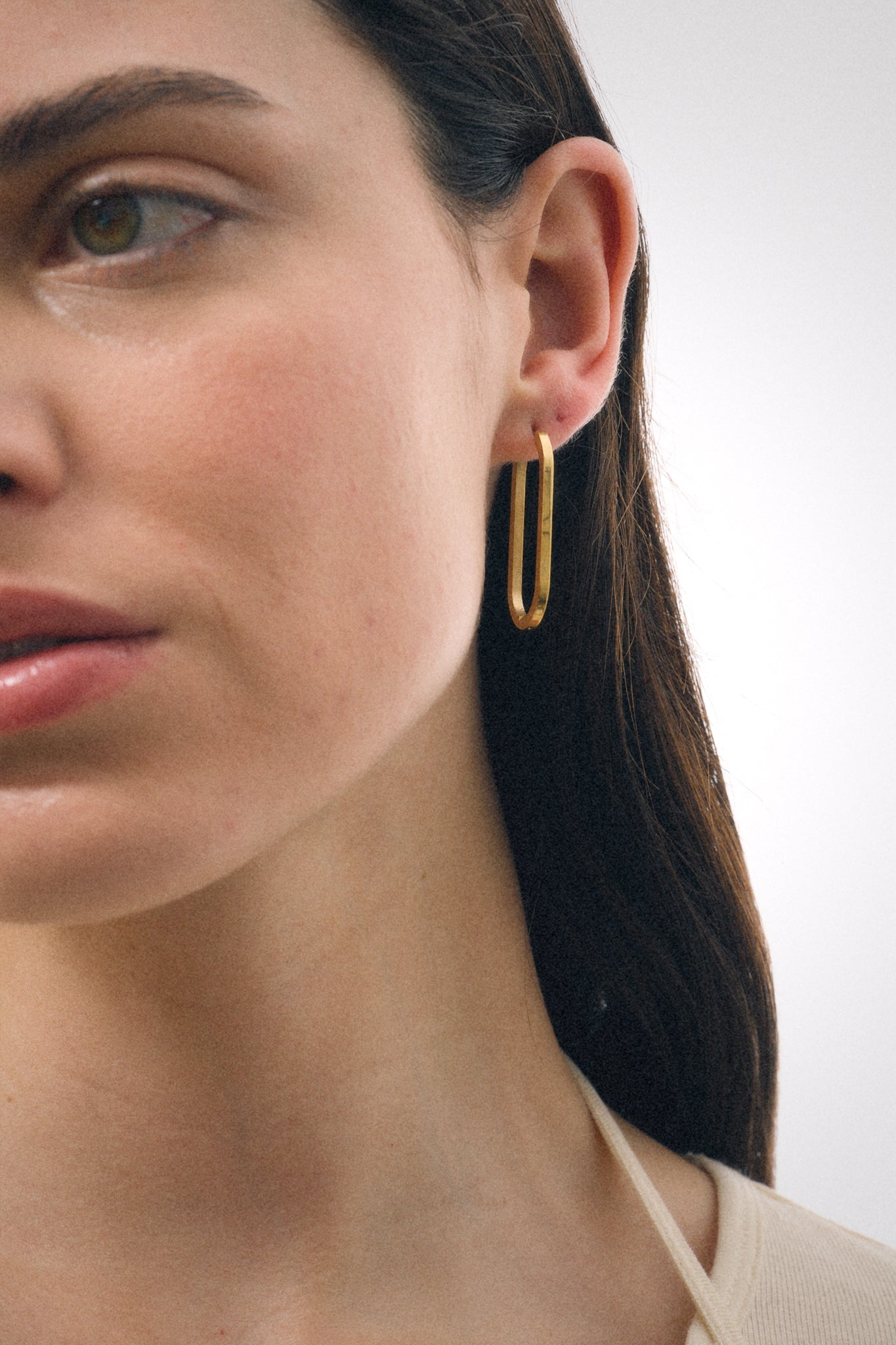 Oval Earring 50mm