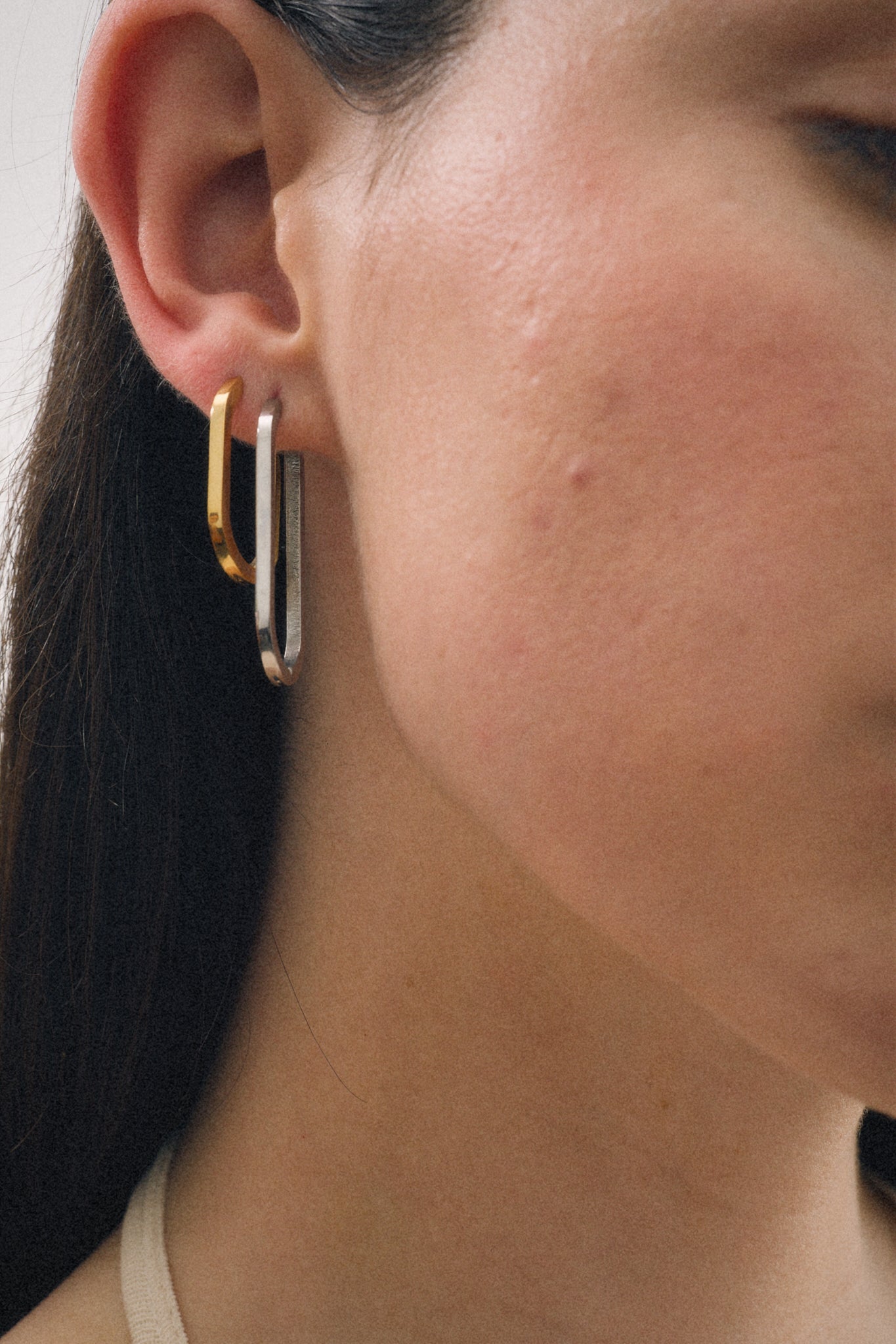 Oval Earring 50mm