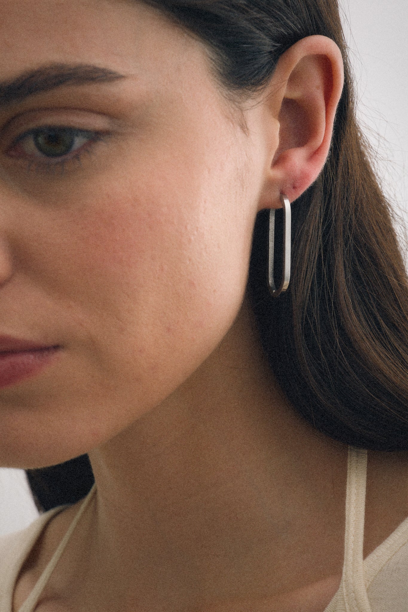 Oval Earring 50mm