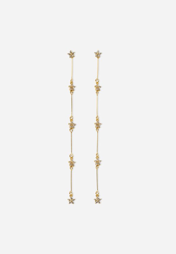 Pendientes Desmontables Flores Par