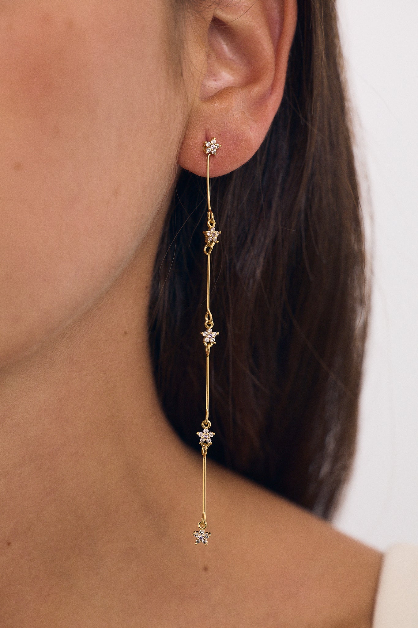 Detachable Flower Earrings