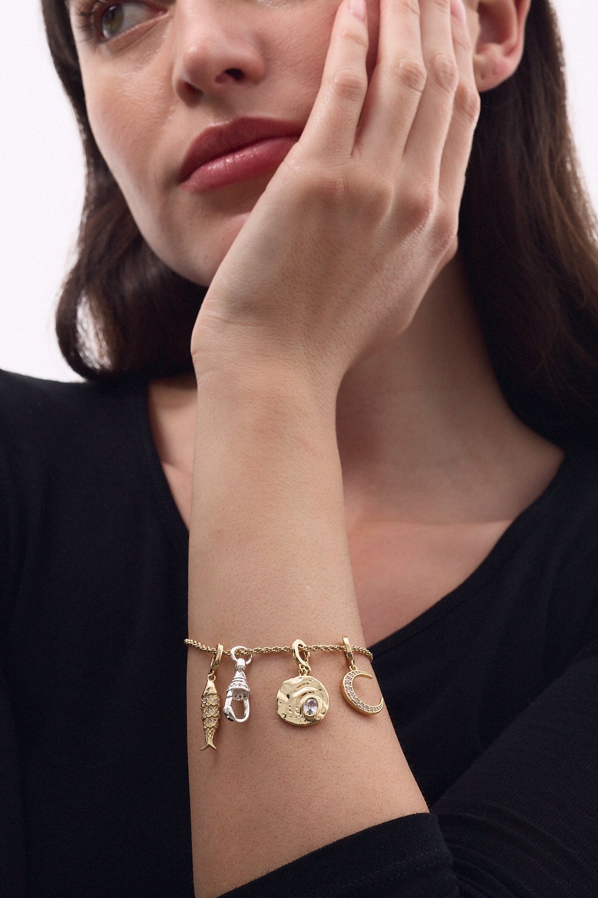 pulsera cordon charms 