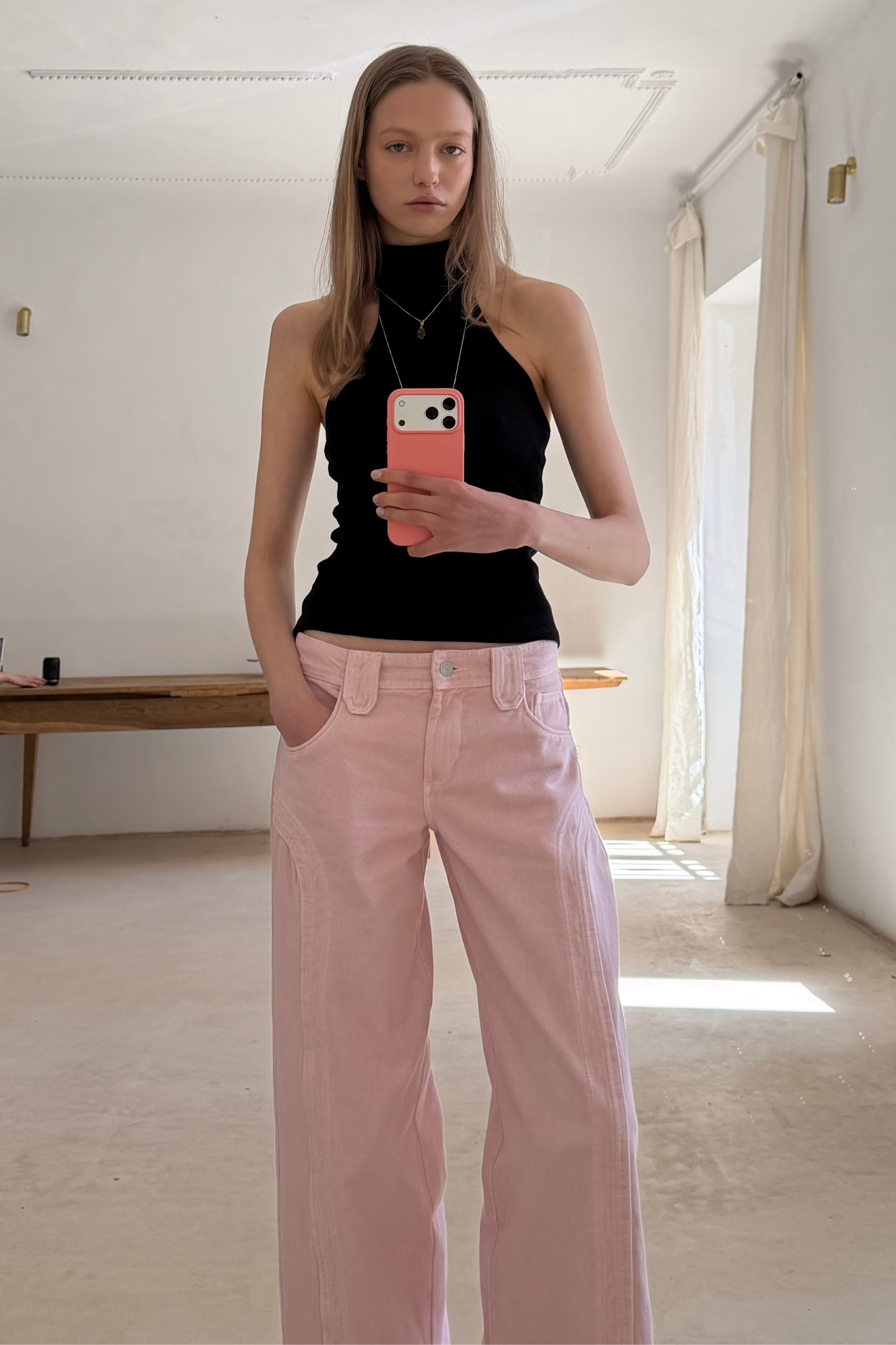 Top Halter Negro