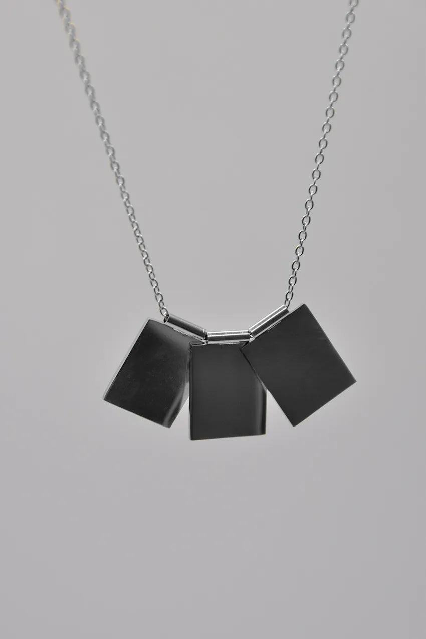 Triple Plate Necklace